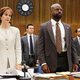Sarah Paulson as Marcia Clark and Sterling K. Brown as Christopher Darden in FX’s The People v. O.J. Simpson
FX